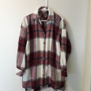 NWOT Saints & Hearts Flannel Jacket